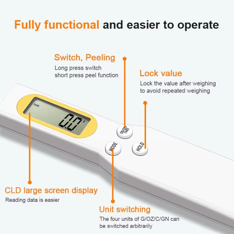 SpoonScale | Scoop, weigh, perfect every time!